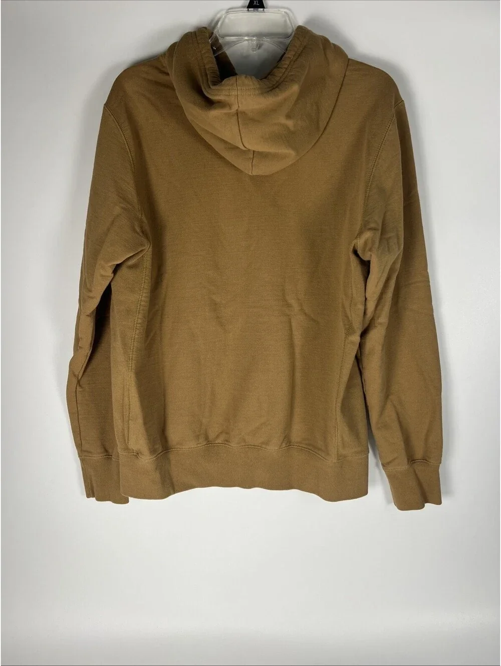 The North Face Brown Pullover Box Logo Hoodie- Men's Size Medium